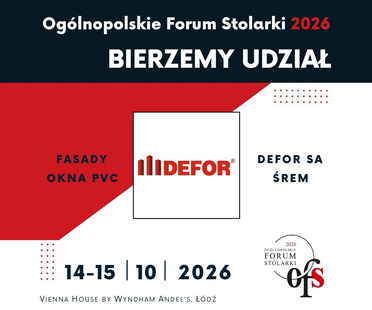 Defor na Ogólnopolskim Forum Stolarki 2026